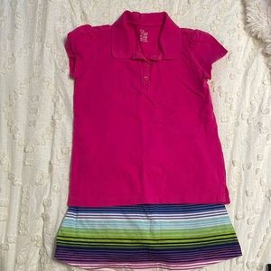 Girl skort set 7/8 med